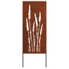 Écran de confidentialité de jardin Floral Rouillé 50 x 140 cm 536988536988