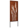 Écran de confidentialité de jardin Floral Rouillé 50 x 140 cm 536988536988