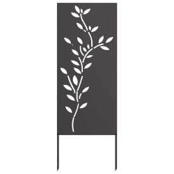 Écran de confidentialité de jardin Floral Noir 50 x 140 cm 536989536989