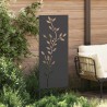 Écran de confidentialité de jardin Floral Noir 50 x 140 cm 536989536989