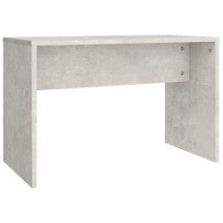 Tabouret de toilette Gris béton 70x35x45 cm Bois d'ingénierie 536990536990