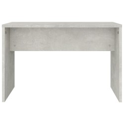 Tabouret de toilette Gris béton 70x35x45 cm Bois d'ingénierie 536990536990