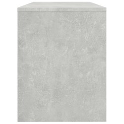 Tabouret de toilette Gris béton 70x35x45 cm Bois d'ingénierie 536990536990