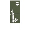 Écran de confidentialité de jardin Vert olive 50 x 140 cm 536991536991