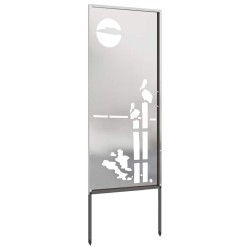 Écran de confidentialité de jardin Fretwork Argenté 50 x 140 cm 536992536992