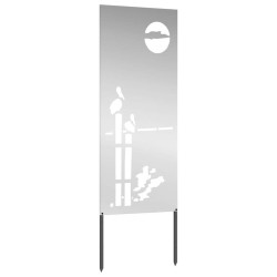 Écran de confidentialité de jardin Fretwork Argenté 50 x 140 cm 536993536993