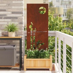 Écran de confidentialité de jardin Fretwork Rouillé 50 x 140 cm 536994536994