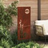 Écran de confidentialité de jardin Fretwork Rouillé 50 x 140 cm 536994536994