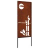 Écran de confidentialité de jardin Fretwork Rouillé 50 x 140 cm 536994536994