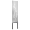 Écran de confidentialité de jardin Floral Argenté 32 x 140 cm 536997536997