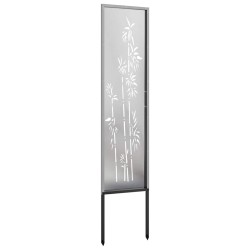 Écran de confidentialité de jardin Floral Argenté 32 x 140 cm 536997536997