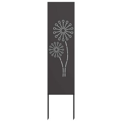 Écran de confidentialité de jardin Fretwork Noir 32 x 140 cm 536999536999