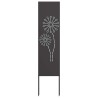 Écran de confidentialité de jardin Fretwork Noir 32 x 140 cm 536999536999