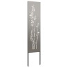 Écran de confidentialité de jardin Floral Rouillé 32 x 140 cm 537000537000