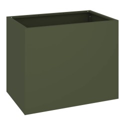 Cache-pot de jardin Vert olive 50 x 32 x 40 cm 537001537001