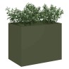 Cache-pot de jardin Vert olive 50 x 32 x 40 cm 537001537001