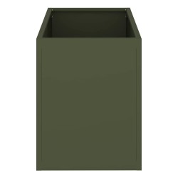 Cache-pot de jardin Vert olive 50 x 32 x 40 cm 537001537001