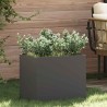 Cache-pot de jardin Noir 50 x 32 x 40 cm Acier laminé à froid 537002537002