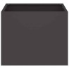 Cache-pot de jardin Noir 50 x 32 x 40 cm Acier laminé à froid 537002537002