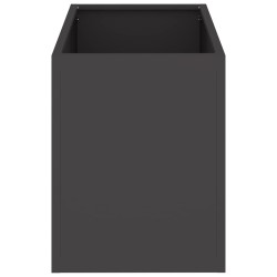 Cache-pot de jardin Noir 50 x 32 x 40 cm Acier laminé à froid 537002537002