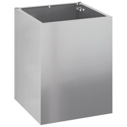 Cache-pot de jardin Acier galvanisé 32 x 32 x 40 cm 537003537003