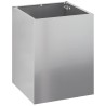 Cache-pot de jardin Acier galvanisé 32 x 32 x 40 cm 537003537003