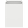 Cache-pot de jardin Blanc 32 x 32 x 40 cm Acier laminé à froid 537005537005
