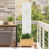 Écran de confidentialité de jardin Fretwork Blanc 32 x 140 cm 537007537007