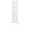 Écran de confidentialité de jardin Fretwork Blanc 32 x 140 cm 537007537007