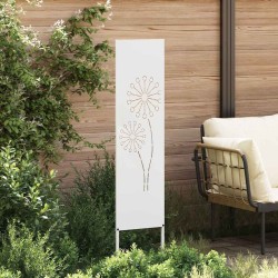 Écran de confidentialité de jardin Fretwork Blanc 32 x 140 cm 537007537007