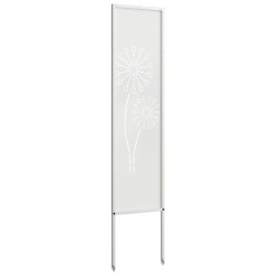 Écran de confidentialité de jardin Fretwork Blanc 32 x 140 cm 537007537007