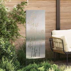 Écran de confidentialité de jardin Floral Argenté 50 x 140 cm 537010537010