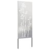 Écran de confidentialité de jardin Floral Argenté 50 x 140 cm 537010537010