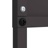 Écran de confidentialité de jardin Fretwork Noir 32 x 140 cm 537011537011