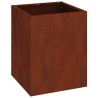 Cache-pot de jardin Acier patiné 32 x 32 x 40 cm Acier patiné 537016537016