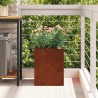 Cache-pot de jardin Acier patiné 32 x 32 x 40 cm Acier patiné 537016537016