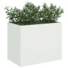Cache-pot de jardin Blanc 50 x 32 x 40 cm Acier laminé à froid 537017537017