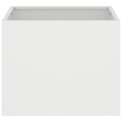 Cache-pot de jardin Blanc 50 x 32 x 40 cm Acier laminé à froid 537017537017