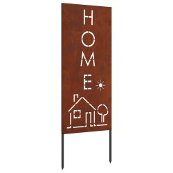 Écran de confidentialité de jardin Fretwork Rouillé 50 x 140 cm 537019537019