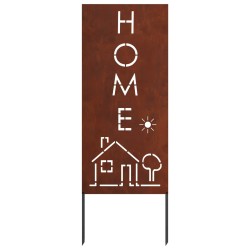 Écran de confidentialité de jardin Fretwork Rouillé 50 x 140 cm 537019537019