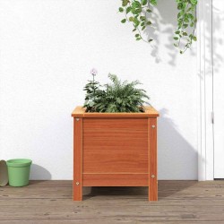 Cache-pot de jardin Brun cire 40 x 40 x 39 cm Pin massif 537025537025