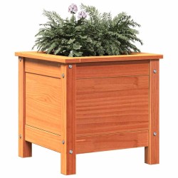 Cache-pot de jardin Brun cire 40 x 40 x 39 cm Pin massif 537025537025
