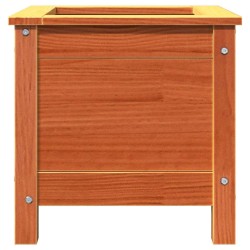 Cache-pot de jardin Brun cire 40 x 40 x 39 cm Pin massif 537025537025