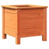 Cache-pot de jardin Brun cire 40 x 40 x 39 cm Pin massif 537025537025