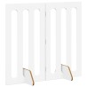Clôture pliable pour animaux 2 pcs Blanc 100,5 x 38 x 90 cm 537030537030