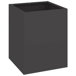 Cache-pot de jardin Noir 32 x 32 x 40 cm Acier laminé à froid 537031537031