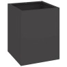 Cache-pot de jardin Noir 32 x 32 x 40 cm Acier laminé à froid 537031537031