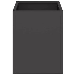 Cache-pot de jardin Noir 32 x 32 x 40 cm Acier laminé à froid 537031537031