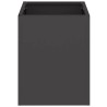 Cache-pot de jardin Noir 32 x 32 x 40 cm Acier laminé à froid 537031537031