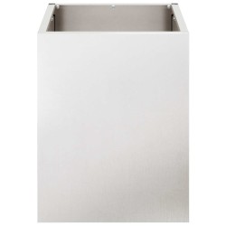 Cache-pot de jardin Acier inoxydable 32 x 32 x 40 cm 537034537034